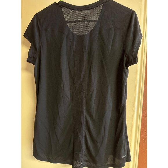 Nike Womens Black Dri-Fit Running T-Shirt Size L - Picture 6 of 11